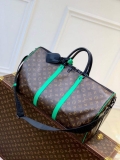 LV M46259 Louis Vuitton Keepall Bandouliere 50 Bag Minty Green