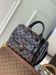 LV M20852 Louis Vuitton Speedy Bandouliere 25 Handbag Black