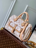 LV M20852 Louis Vuitton Speedy Bandouliere 25 Handbag White