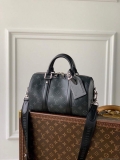 LV M46271 Louis Vuitton Keepall Bandouliere 25 Bag Black