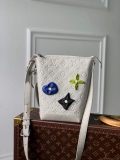 LV M20875 Louis Vuitton Hobo Cruiser PM Bag White