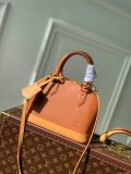 LV M40862 Louis Vuitton Alma BB Handbag Brown