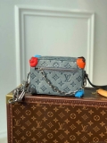 LV M81606 Louis Vuitton Mini Soft Trunk Gray