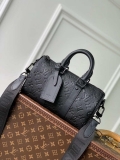 Louis Vuitton LV M20900 Keepall Bandouliere 25 Taurillon Monogram Black