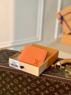 Louis Vuitton M81026 Multiple Wallet LV aerogram Orange