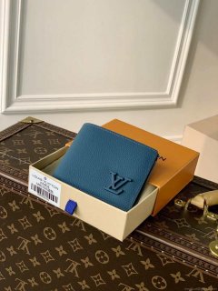 Louis Vuitton M81026 Multiple Wallet LV aerogram Navy Blue