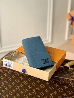 Louis Vuitton M81027 Pocket Organizer LV aerogram Blue