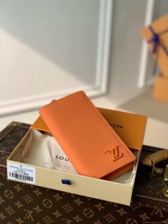 Louis Vuitton M81153 Brazza LV aerogram Orange