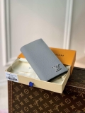 Louis Vuitton M81153 Brazza Organizer LV aerogram Gray