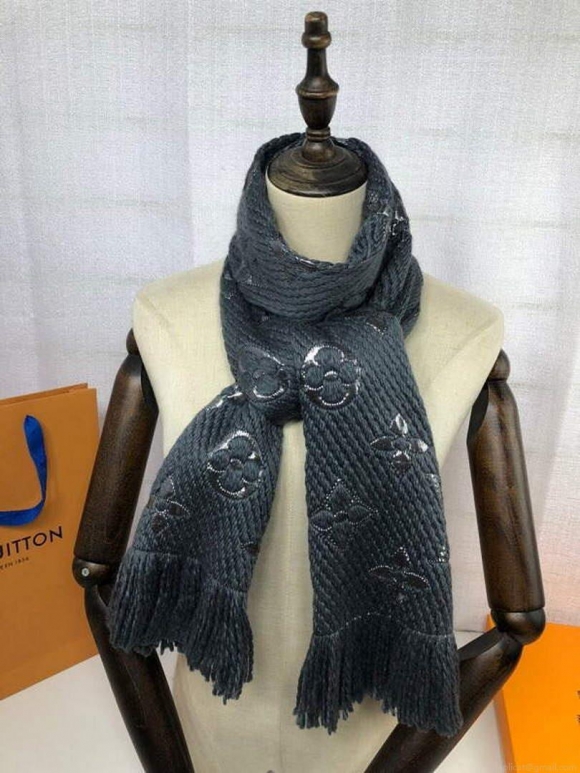 LV M72432 Louis Vuitton Logomania Scarf L60134