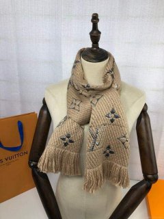 LV M72432 Louis Vuitton Logomania Scarf L60138