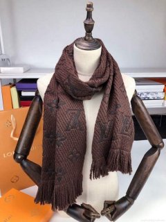 LV M72432 Louis Vuitton Logomania Scarf L60146