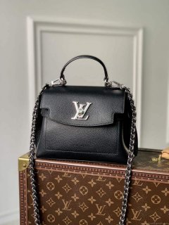 LV M20997 Louis Vuitton Lockme Ever Mini Handbag Black