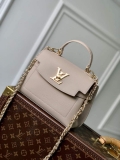 LV M21052 Louis Vuitton Lockme Ever Mini Handbag Greige