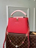 LV M20845 Louis Vuitton Capucines BB Handbag Red