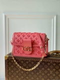 LV M20749 Louis Vuitton Dauphine MM Bag Monogram Fluo Pink