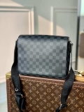 Louis Vuitton N42710 District PM Damier graphite Black