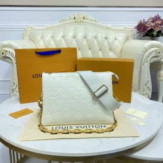 LV M20378 Louis Vuitton Coussin PM Bag White