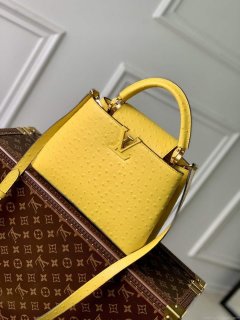 LV N81196 Louis Vuitton Capucines BB Handbag Yellow