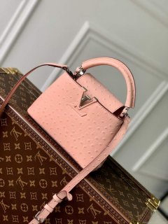 LV N81523 Louis Vuitton Capucines Mini Handbag Pink