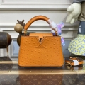 LV N81523 Louis Vuitton Capucines Mini Handbag Orange