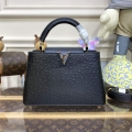 LV N81523 Louis Vuitton Capucines BB Handbag Black