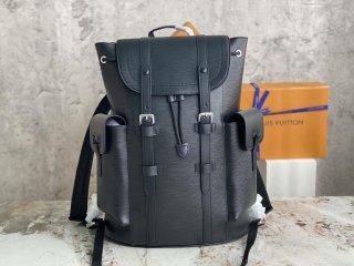 LV M50159 Louis Vuitton Christopher PM Epi Black