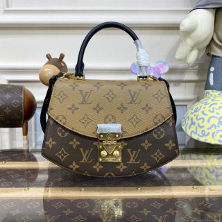 LV M46548 Louis Vuitton Tilsitt Monogram Handbag Yellow