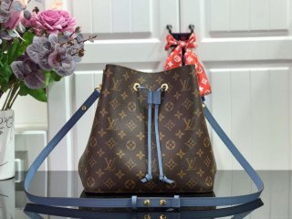 LV M44021 Louis Vuitton NÉONOÉ MM Bag Monogram Blue