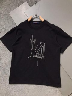 LV 1AAU5D Men’s LV Frequency Graphic T-Shirt L66455