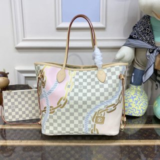 LV N40471 Louis Vuitton Neverfull MM Damier Tote Bag