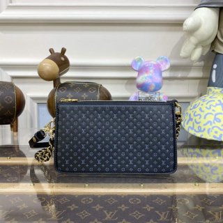 LV M82247 Louis Vuitton Lexington Pouch Bag Black