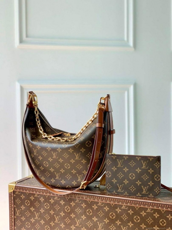 LV M46311 Louis Vuitton Loop Hobo Bag Monogram