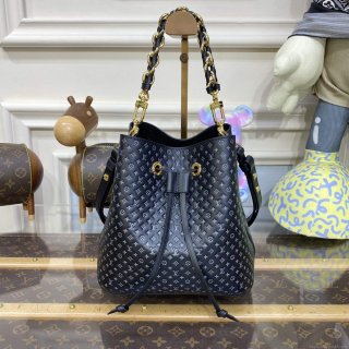 LV M22598 Louis Vuitton Néonoé BB Bucket Bag Black