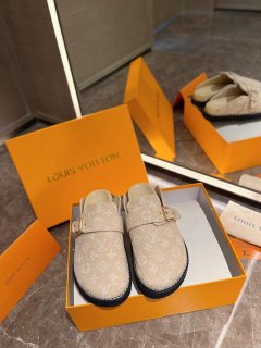 LV 1AB3PU Louis Vuitton LV Cosy Flat Comfort Clogs L99024