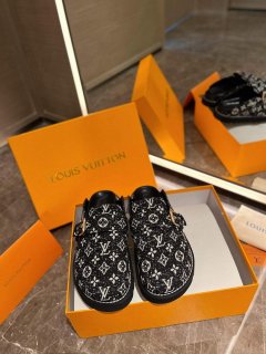 LV 1AB3PU Louis Vuitton LV Cosy Flat Comfort Clogs L99026