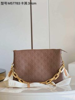 Louis Vuitton M21276 Coussin MM Bag LV M57783 Taupe Brown