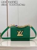 Louis Vuitton LV M21649 Twist PM Bag Epi Green