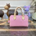 Louis Vuitton LV M81879 Nano Speedy Bag Monogram vernis