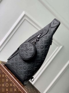 LV M21890 Louis Vuitton Duo Slingbag Black