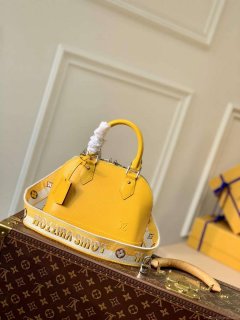 LV M59358 Louis Vuitton Alma BB Bag Sunflower Yellow