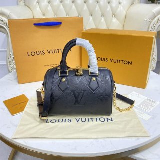 LV M58953 Louis Vuitton Speedy Bandoulière 20 Bag Black