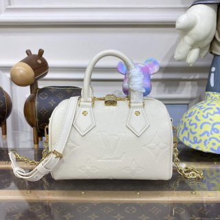 LV M58953 Louis Vuitton Speedy Bandoulière 20 Bag White