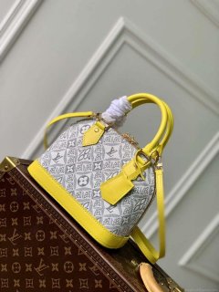 LV N40447 Louis Vuitton Alma BB Bag Yellow