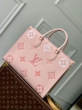 LV M46542 Louis Vuitton OnTheGo MM Bag Gradient Pink