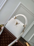 LV M22375 Louis Vuitton Capucines Mini Handbag White