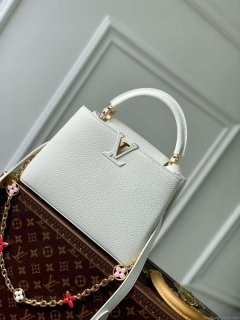 LV M22375 Louis Vuitton Capucines BB Handbag White