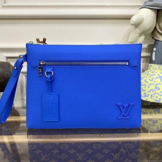 LV M69837 Louis Vuitton Takeoff Pouch Bag Dop blue