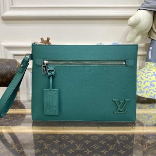 LV M69837 Louis Vuitton Takeoff Pouch Bag Jade green