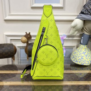 LV M30945 Louis Vuitton Duo Sling Bag Neon Yellow